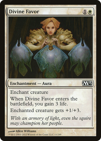 {C} Divine Favor [Magic 2013][M13 011]