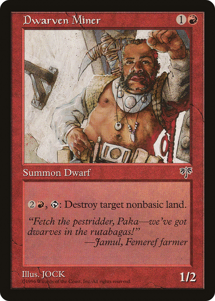 {C} Dwarven Miner [Mirage][MIR 169]