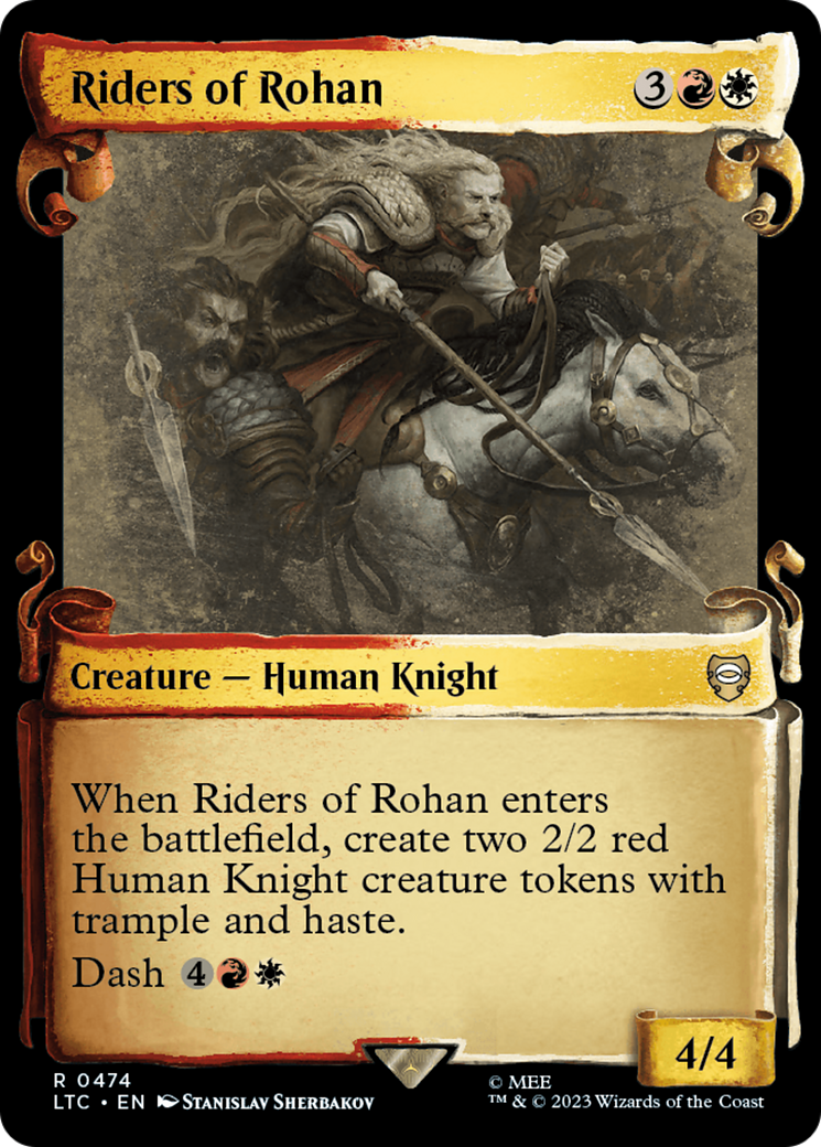 {R} Riders of Rohan [The Lord of the Rings: Tales of Middle-Earth Commander Showcase Scrolls][LTC 474]