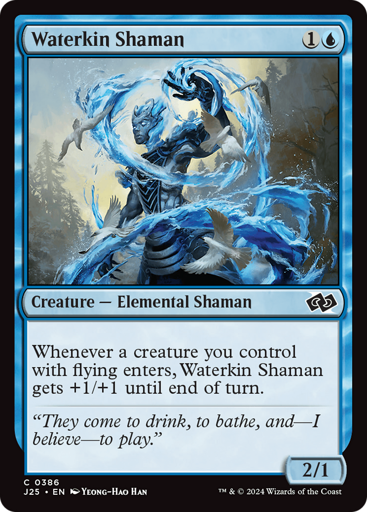 {C} Waterkin Shaman [Foundations Jumpstart][J25 386]