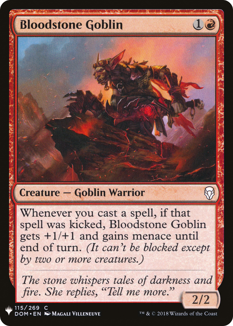 {C} Bloodstone Goblin [Mystery Booster][LS DOM 115]