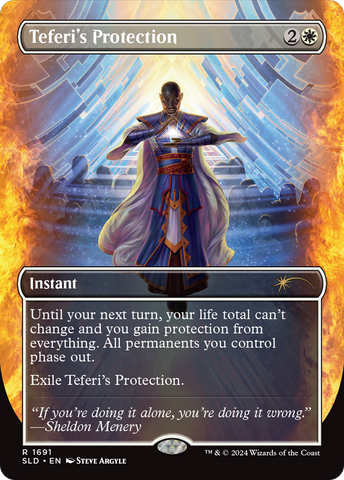 {R} Teferi's Protection (1691) [Secret Lair: Sheldon's Spellbook][SLD 1691]