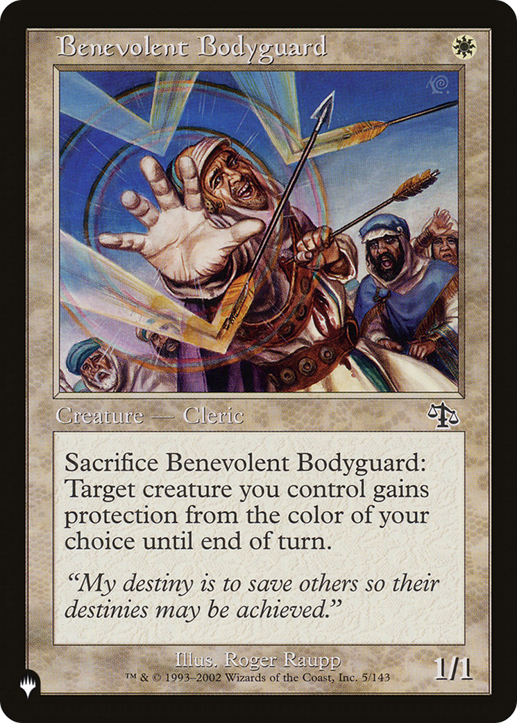 Benevolent Bodyguard [LIST 5/143]