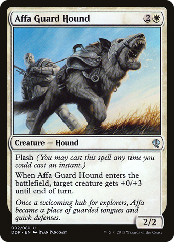 {C} Affa Guard Hound [Duel Decks: Zendikar vs. Eldrazi][DDP 002]