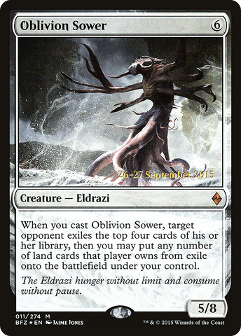 {R} Oblivion Sower [Battle for Zendikar Prerelease Promos][PR BFZ 011]