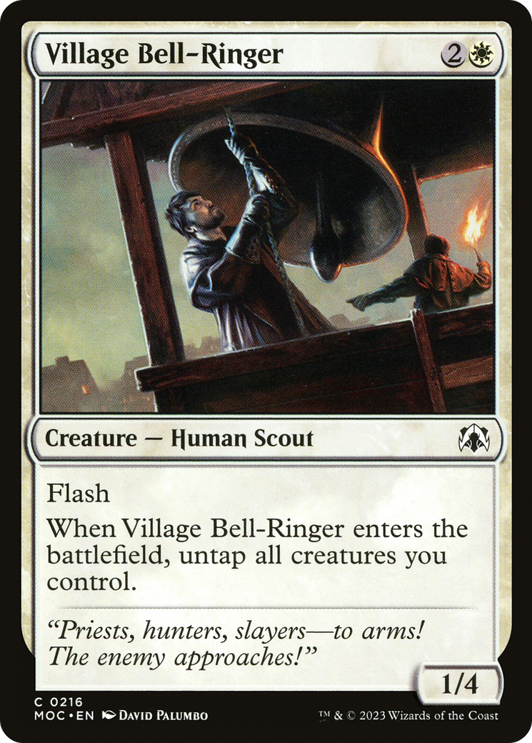 {C} Village Bell-Ringer [March of the Machine Commander][MOC 216]