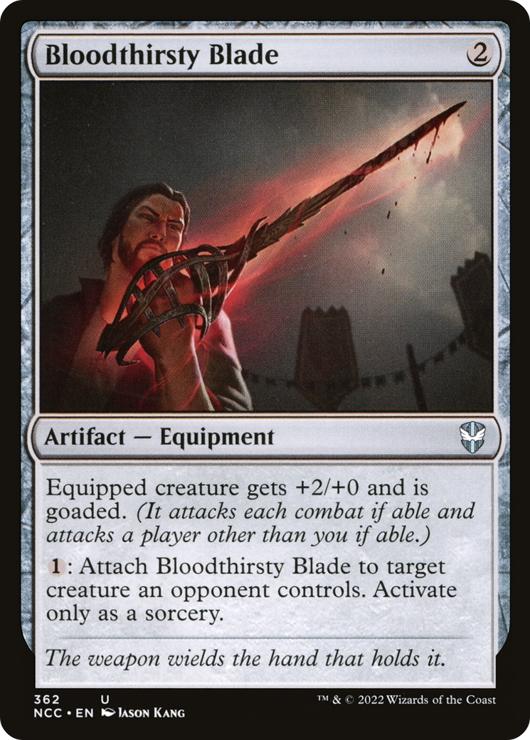 {C} Bloodthirsty Blade [Streets of New Capenna Commander][NCC 362]