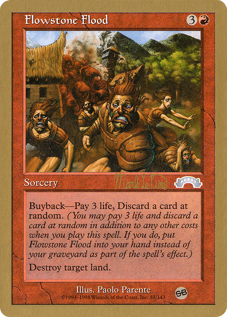 {C} Flowstone Flood (Mark Le Pine) (SB) [World Championship Decks 1999][GB WC99 MLP83SB]