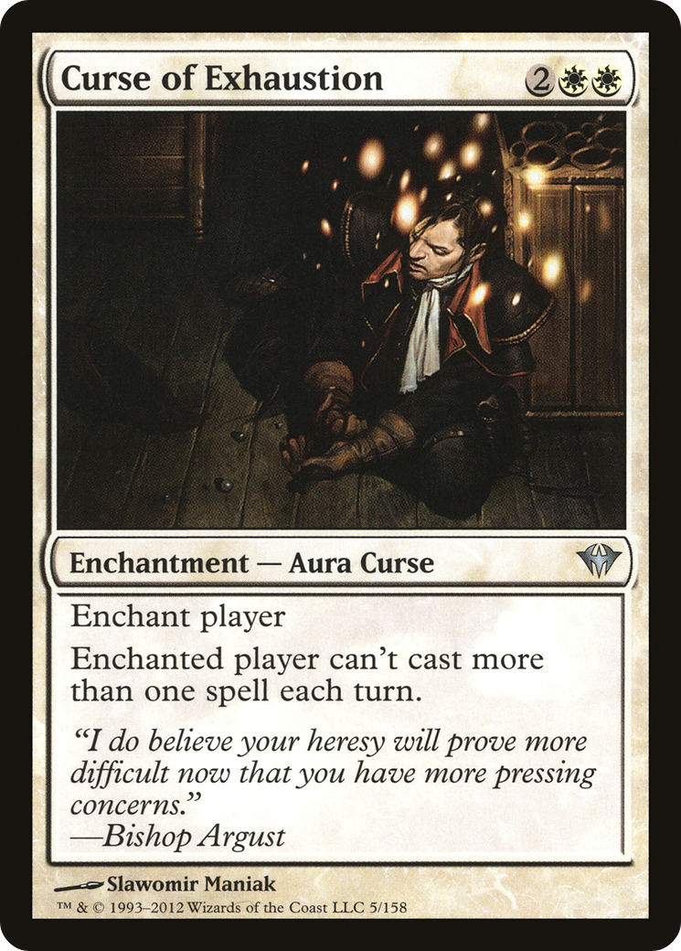 {C} Curse of Exhaustion [Dark Ascension][DKA 005]