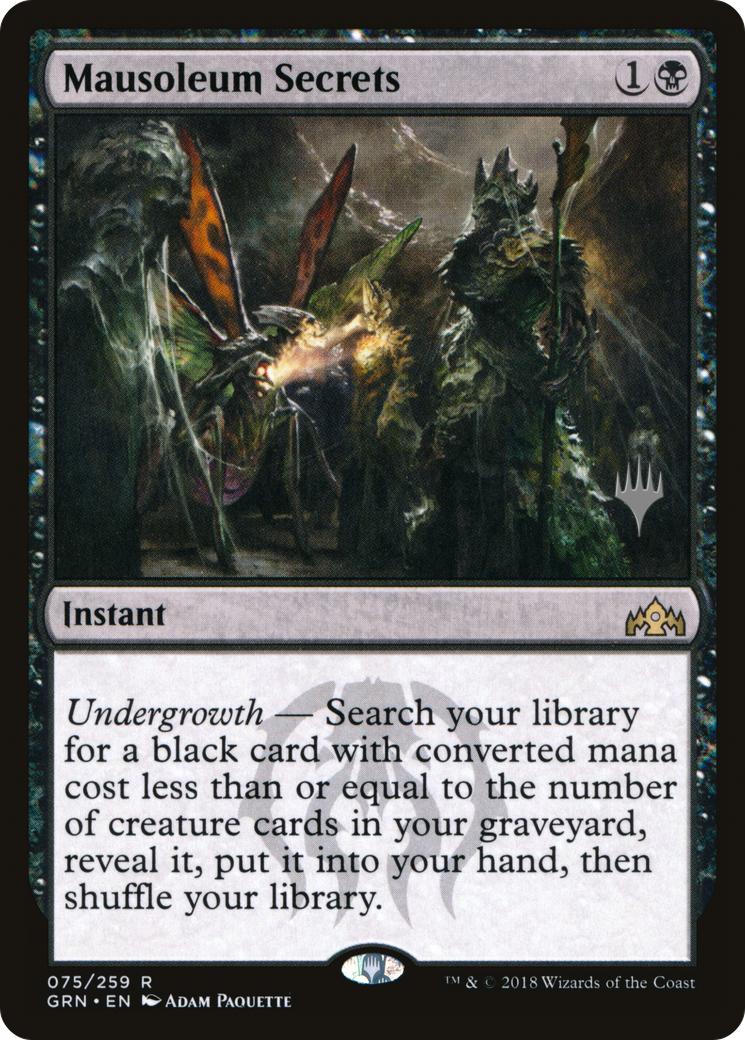 {R} Mausoleum Secrets (Promo Pack) [Guilds of Ravnica Promos][PP GRN 075]