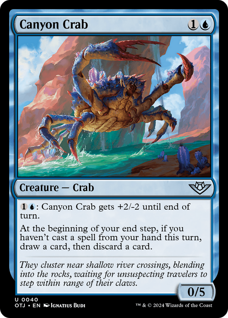 {@C} Canyon Crab [Outlaws of Thunder Junction][OTJ 040]