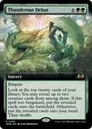 {@R} Thunderous Debut (Extended Art) [Wilds of Eldraine][WOE 359]
