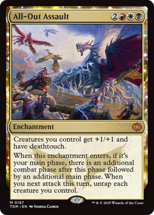 {@R} All-Out Assault [Tarkir: Dragonstorm][TDM 167]