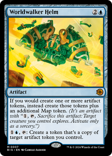 {@R} Worldwalker Helm [Outlaws of Thunder Junction: The Big Score][BIG 007]