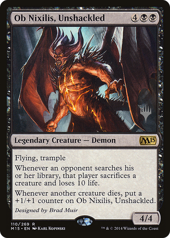 {R} Ob Nixilis, Unshackled [Magic 2015 Promos][PA M15 110]