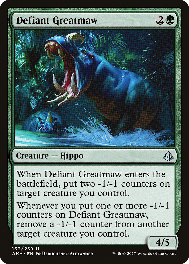 {C} Defiant Greatmaw [Amonkhet][AKH 163]