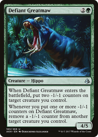 {C} Defiant Greatmaw [Amonkhet][AKH 163]