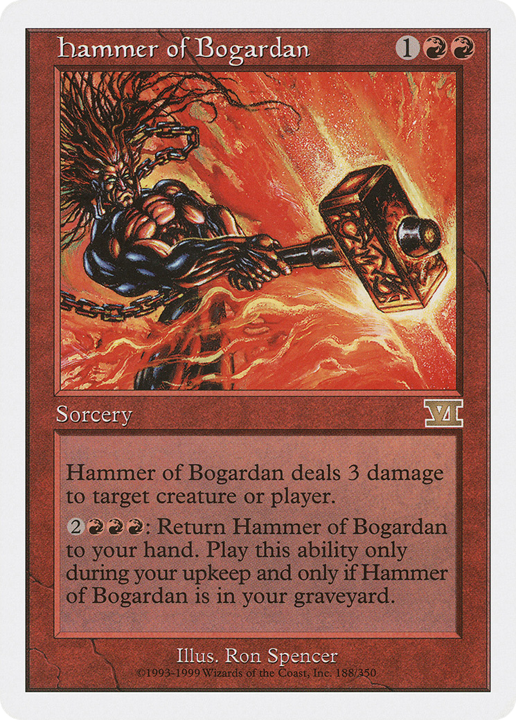 {R} Hammer of Bogardan [Classic Sixth Edition][6ED 188]