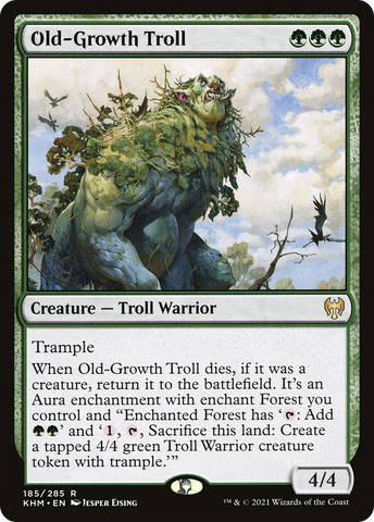 {R} Old-Growth Troll [Kaldheim][KHM 185]