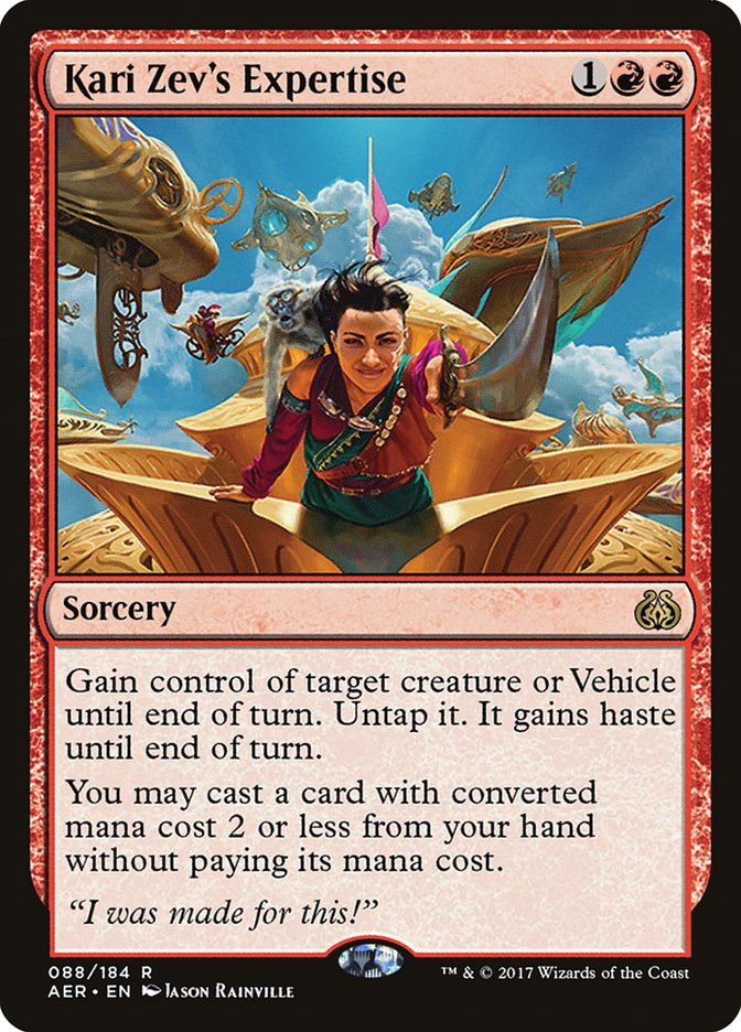 {R} Kari Zev's Expertise [Aether Revolt][AER 088]