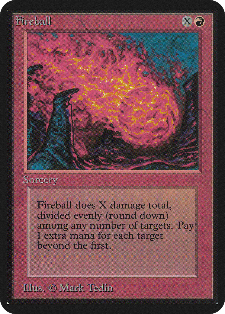 {C} Fireball [Alpha Edition][LEA 149]