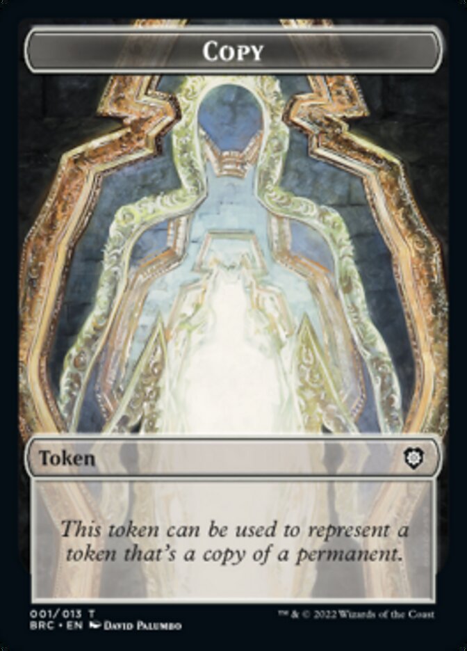 {T} Copy // Thopter (006) Double-Sided Token [The Brothers' War Commander Tokens][TBRC 000]
