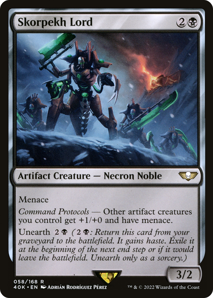 {R} Skorpekh Lord [Universes Beyond: Warhammer 40,000][40K 058]