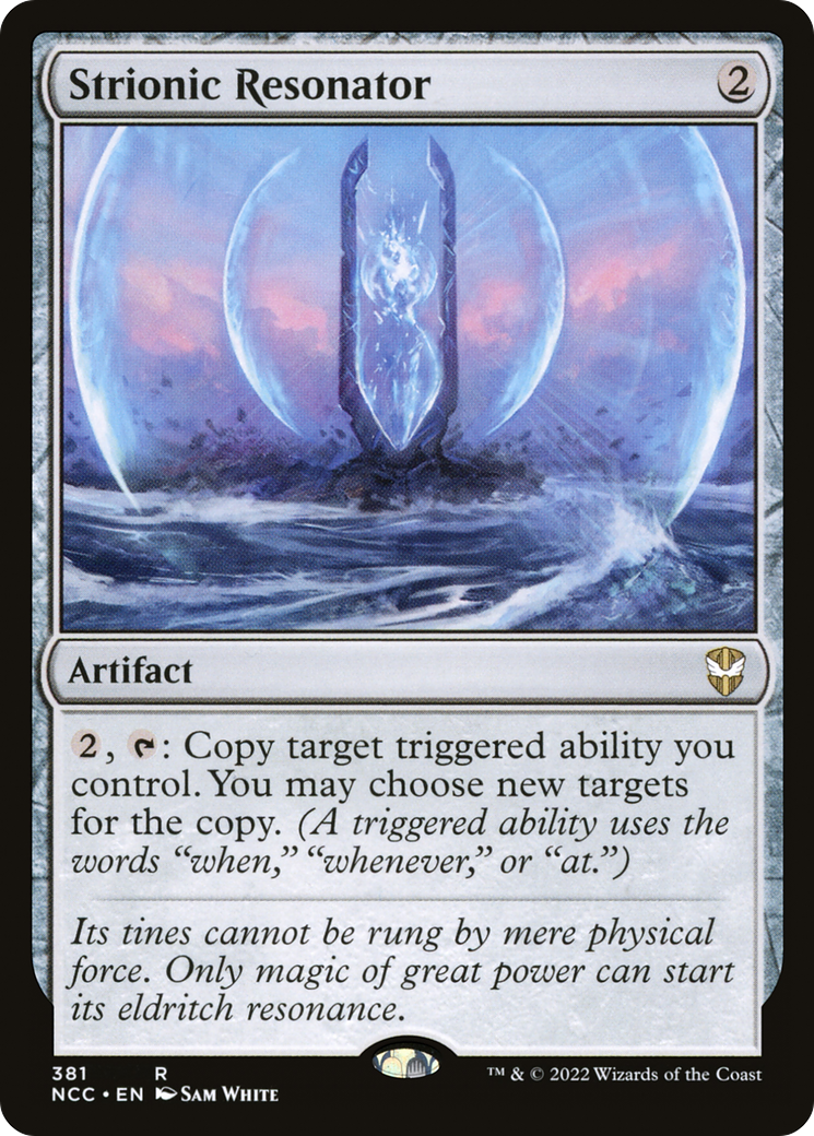 {R} Strionic Resonator [Streets of New Capenna Commander][NCC 381]