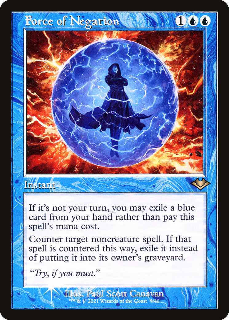 {R} Force of Negation (Retro) [Modern Horizons 2][RF MH1 009]