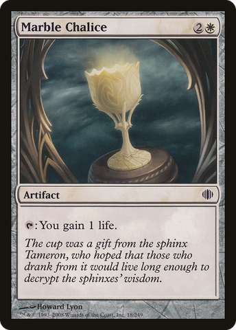 {C} Marble Chalice [Shards of Alara][ALA 018]