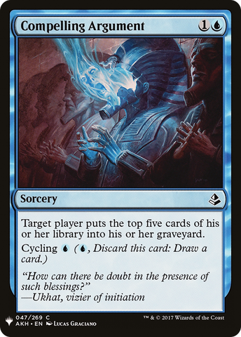 {C} Compelling Argument [Mystery Booster][LS AKH 047]