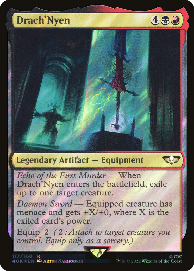 {R} Drach'Nyen (Surge Foil) [Universes Beyond: Warhammer 40,000][SF 40K 117]