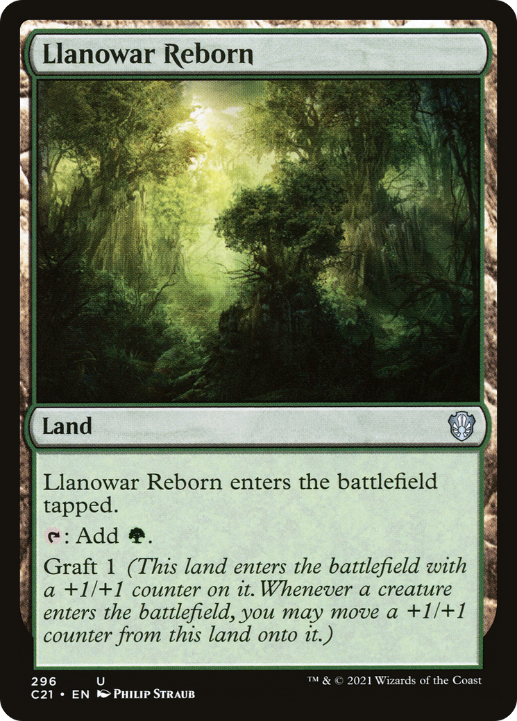 {C} Llanowar Reborn [Commander 2021][C21 296]
