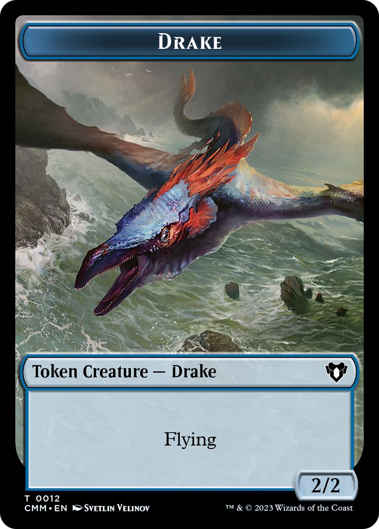 {T} Eldrazi Scion // Drake Double-Sided Token [Commander Masters Tokens][TCMM 2//12]