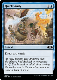 {@C} Quick Study [Wilds of Eldraine][WOE 065]