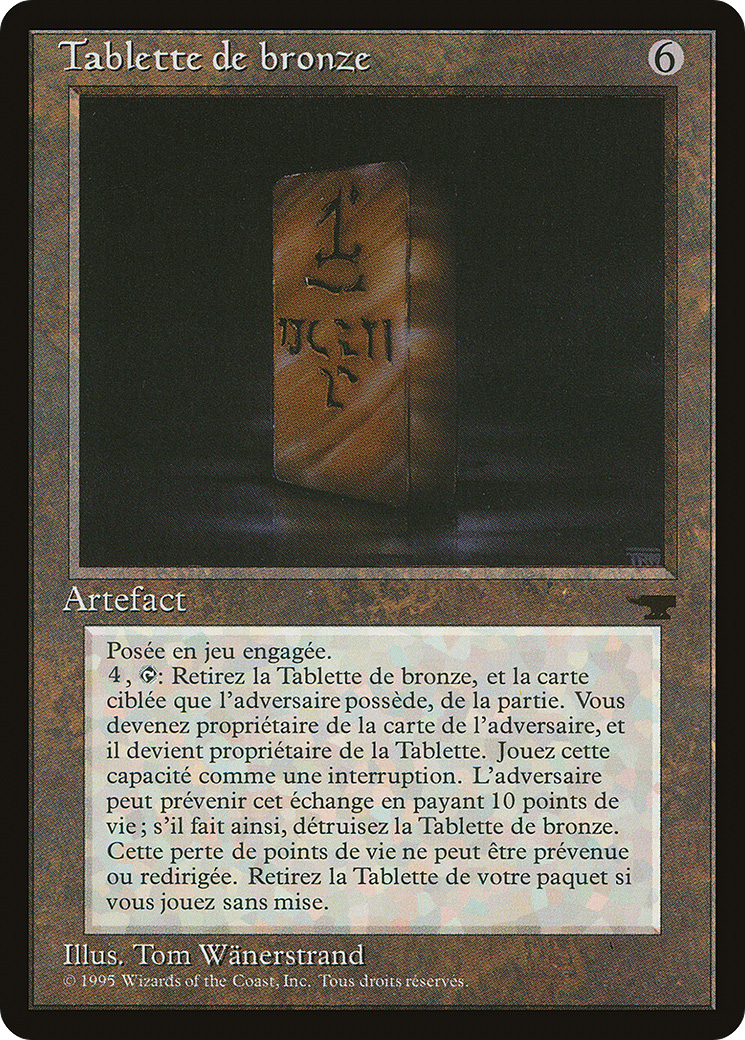 {C} Bronze Tablet (French) - "Tablette de bronze" [Renaissance][REN 115]