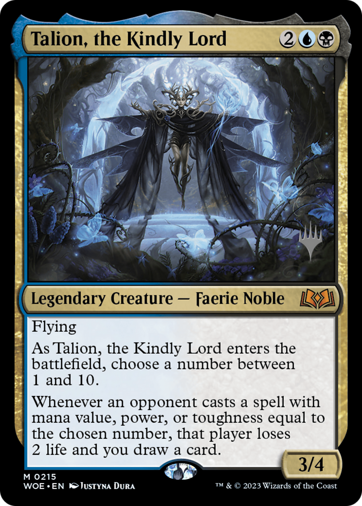 {@R} Talion, the Kindly Lord (Promo Pack) [Wilds of Eldraine Promos][PP WOE 215]