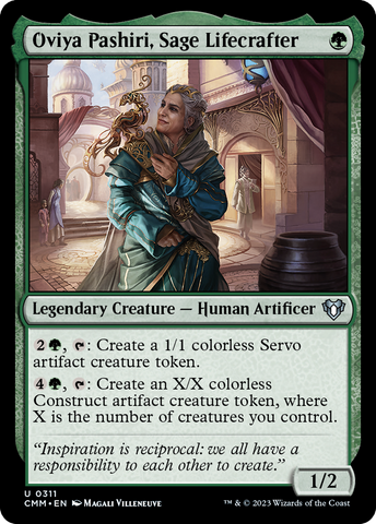 {C} Oviya Pashiri, Sage Lifecrafter [Commander Masters][CMM 311]