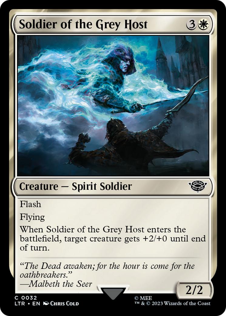 {C} Soldier of the Grey Host [The Lord of the Rings: Tales of Middle-Earth][LTR 032]