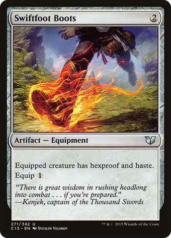 {C} Swiftfoot Boots [Commander 2015][C15 271]