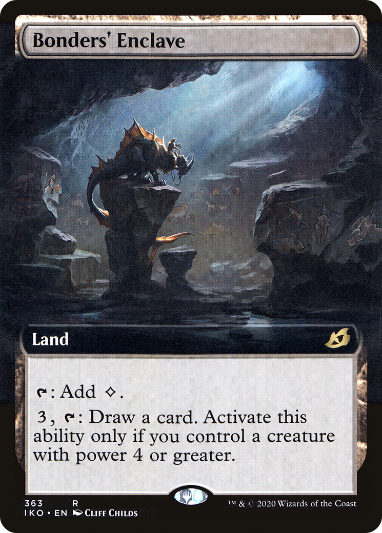 {R} Bonders' Enclave (Extended Art) [Ikoria: Lair of Behemoths][IKO 363]
