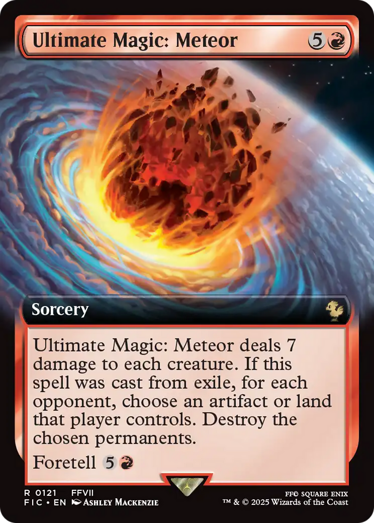 {@@FIC R} Ultimate Magic: Meteor (Extended Art) [FINAL FANTASY Commander][FIC 121]