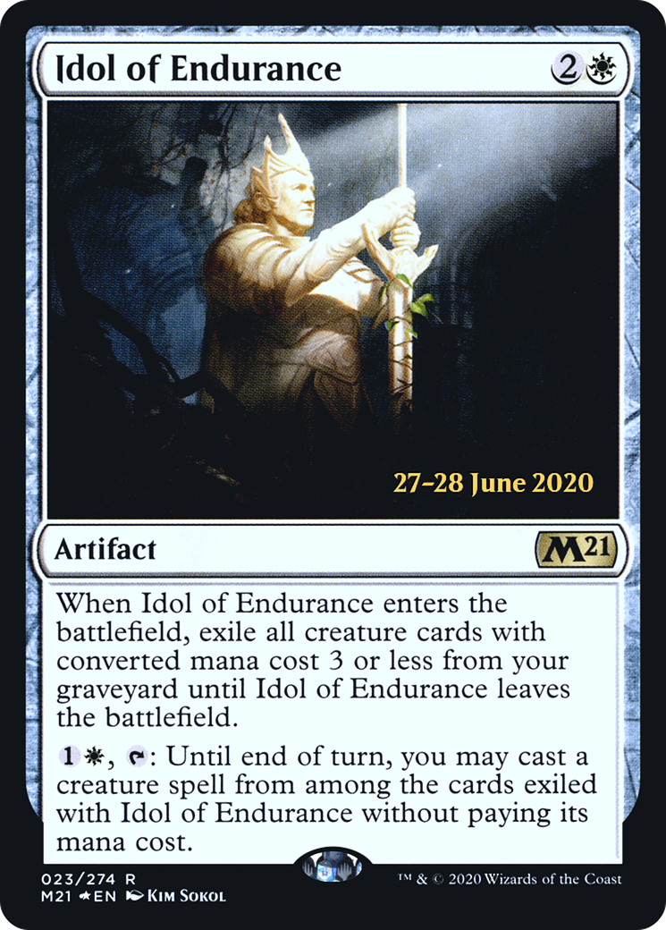 {R} Idol of Endurance [Core Set 2021 Prerelease Promos][PR M21 023]