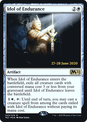 {R} Idol of Endurance [Core Set 2021 Prerelease Promos][PR M21 023]