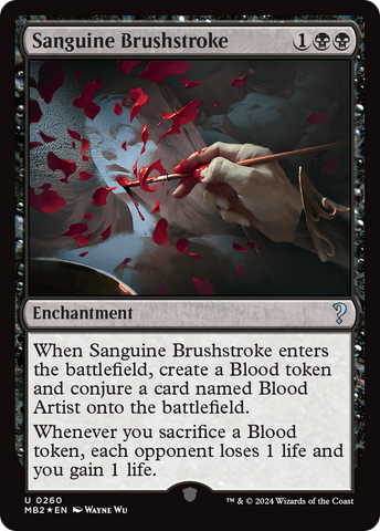 {C} Sanguine Brushstroke [Mystery Booster 2][MB2 260]