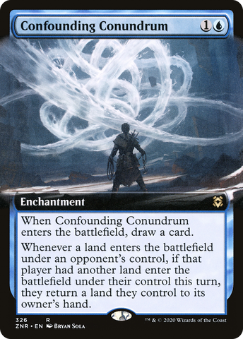 {R} Confounding Conundrum (Extended Art) [Zendikar Rising][ZNR 326]