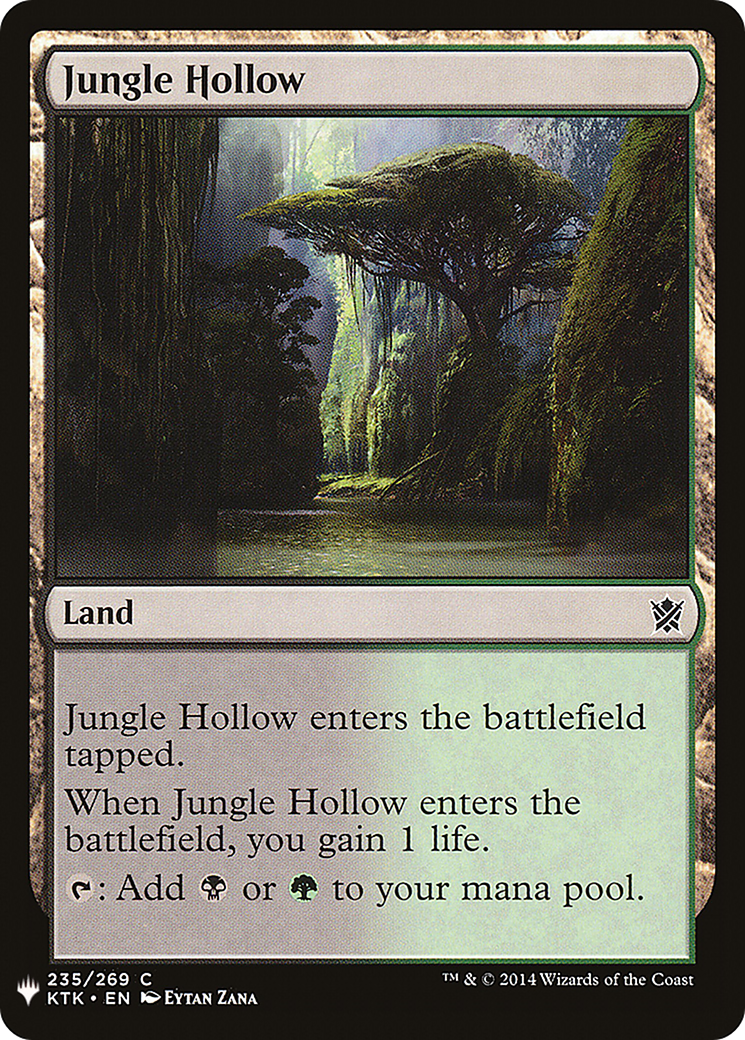 {C} Jungle Hollow [Mystery Booster][LS KTK 235]