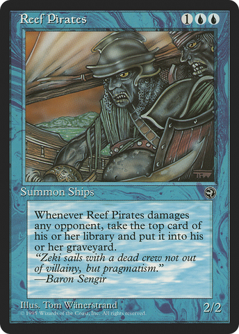 {C} Reef Pirates (Baron Sengir Flavor Text) [Homelands][HML 36B]