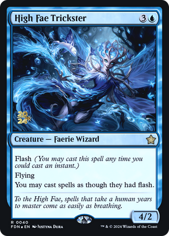 {@R} High Fae Trickster [Foundations Prerelease Promos][PR FDN 040]