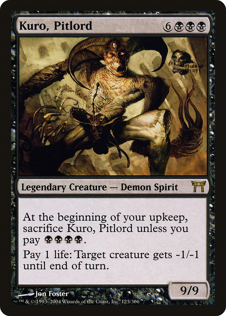 {R} Kuro, Pitlord [Champions of Kamigawa][CHK 123]